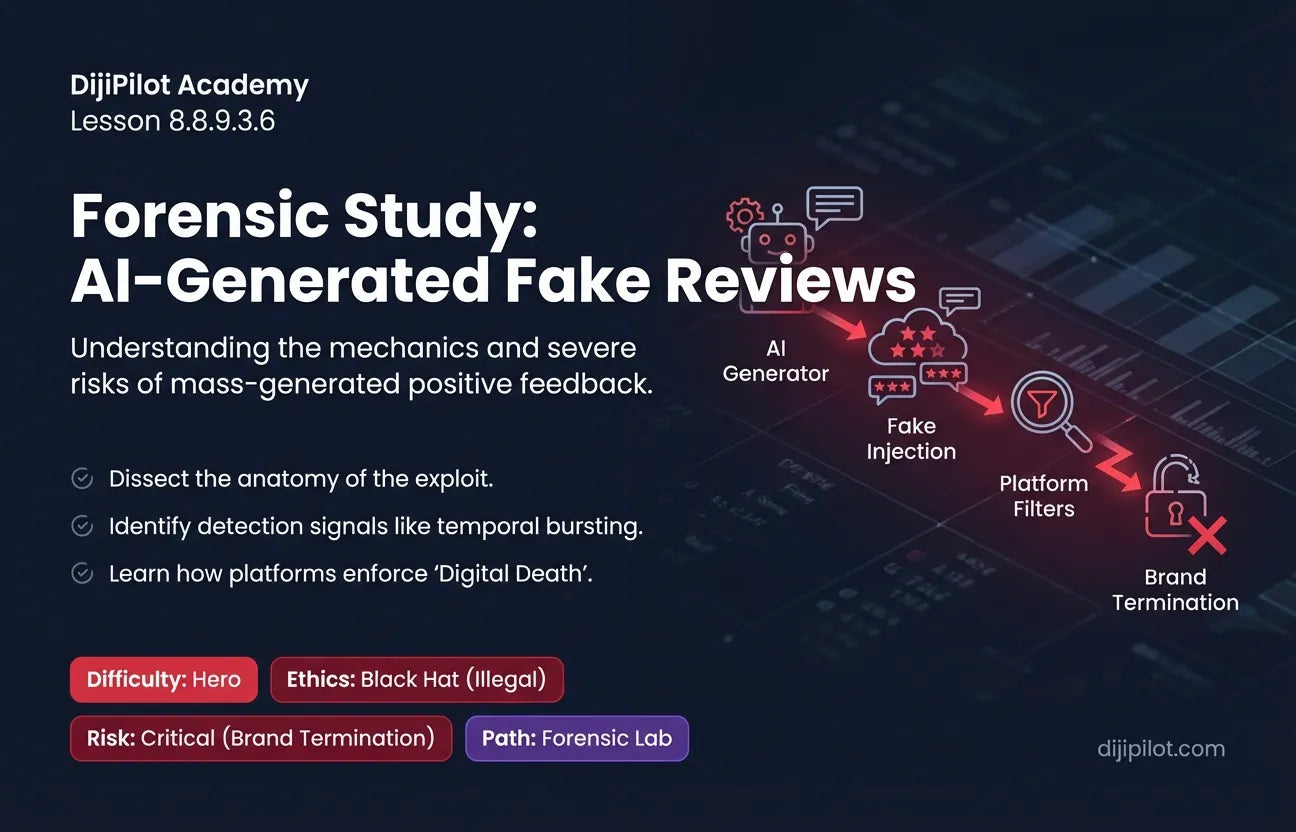 8.8.9.3.6 - Mass-Generating Fake 5-Star Reviews to Bury Negative Feedback (Difficulty: Hero | Ethics: Black Hat | Path: Lab)