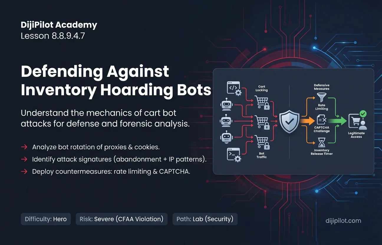 8.8.9.4.7 - Inventory Hoarding: Using "Cart Bots" to Lock Competitor Stock During Sales (Difficulty: Hero | Ethics: Black Hat | Path: Lab)