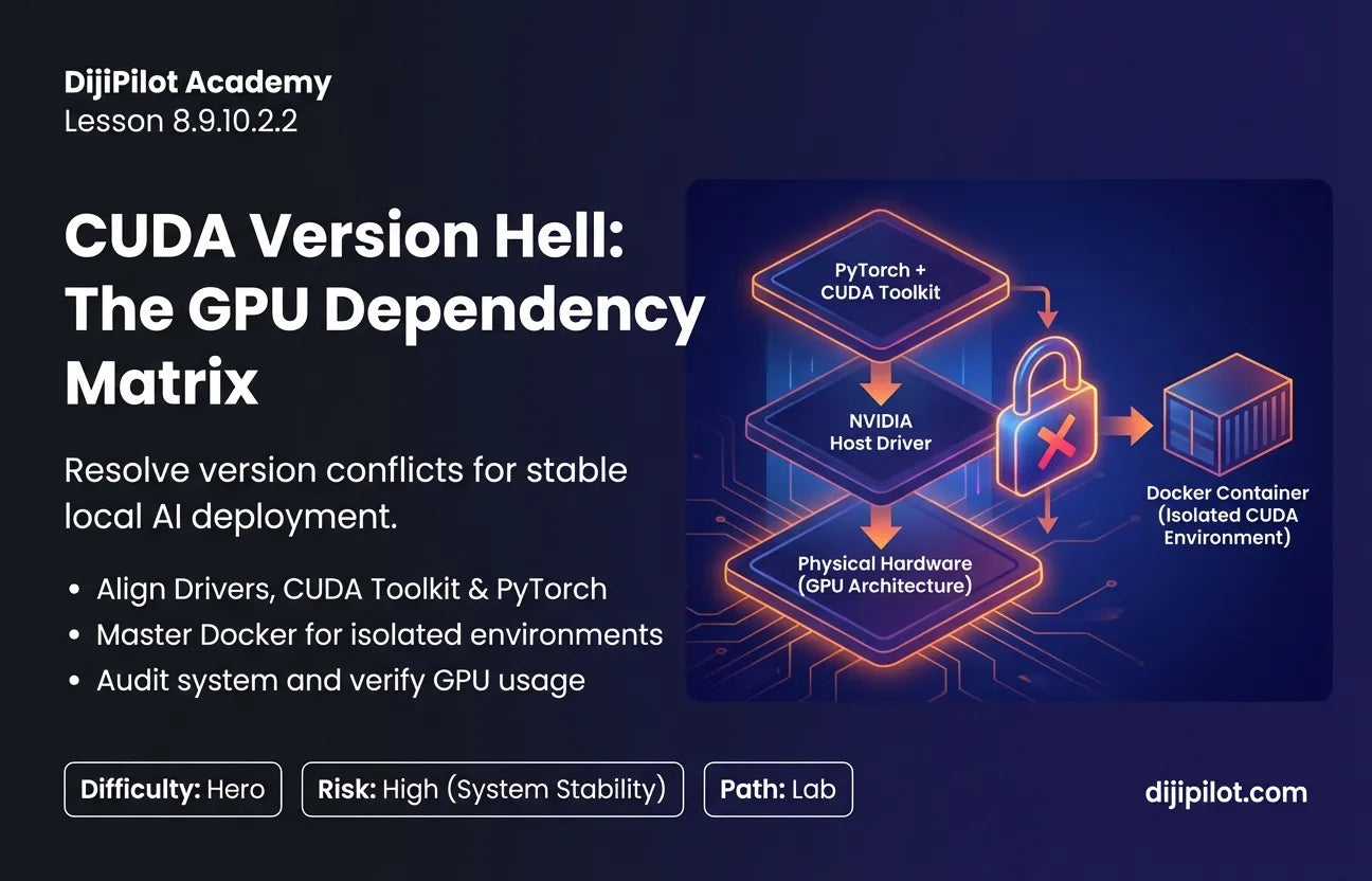 8.9.10.2.2 - CUDA Version Hell: Matching Drivers, PyTorch, and Hardware (Difficulty: Hero | Path: Lab)