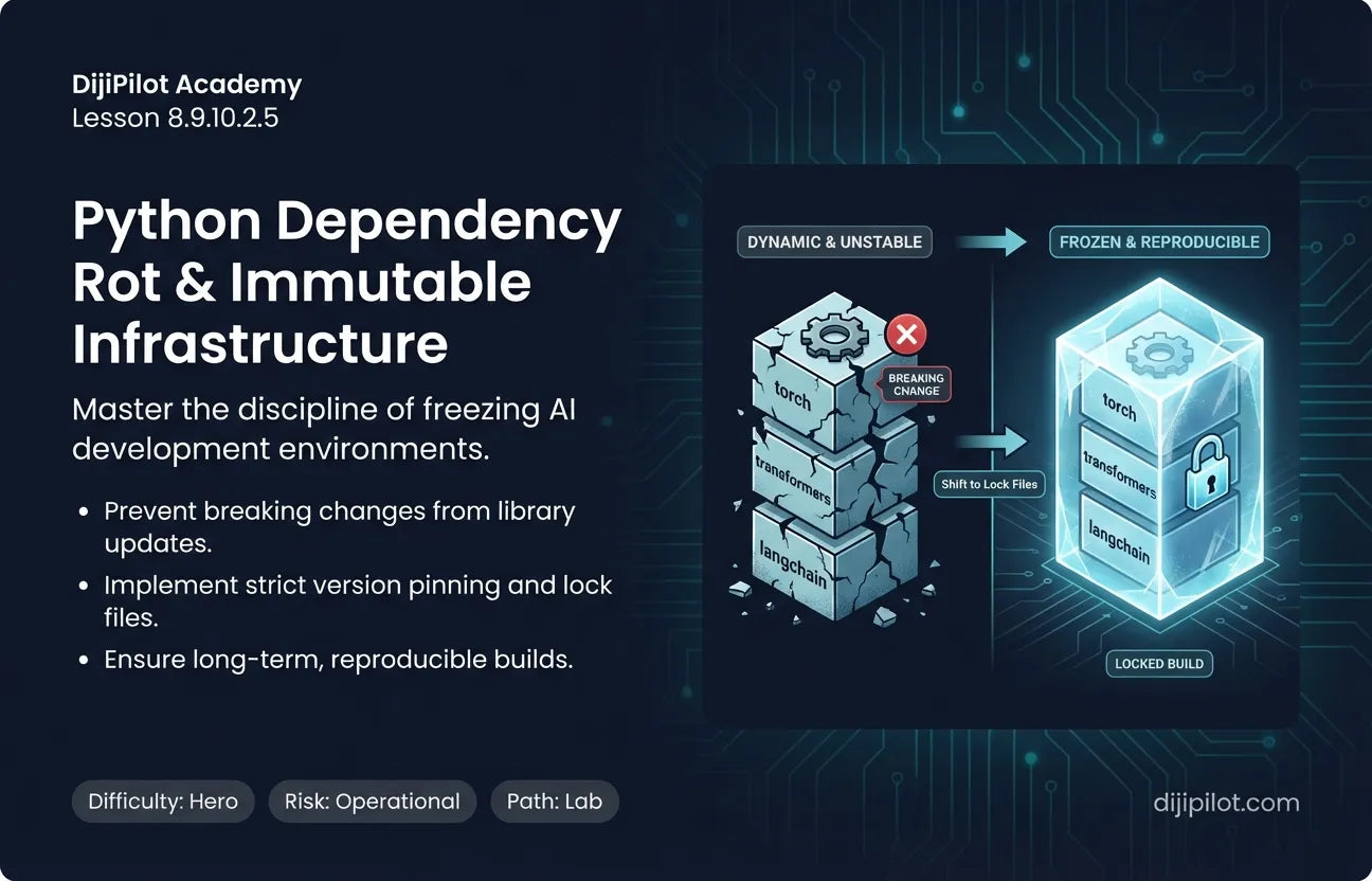 8.9.10.2.5 - Dependency Rot: When Python Libraries Update and Break Your Build (Difficulty: Hero | Path: Lab)