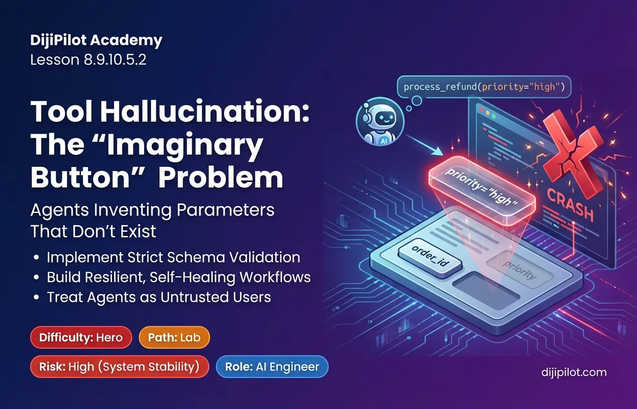 8.9.10.5.2 - Tool Hallucination: Agents Inventing Parameters That Don't Exist (Difficulty: Hero | Path: Lab)