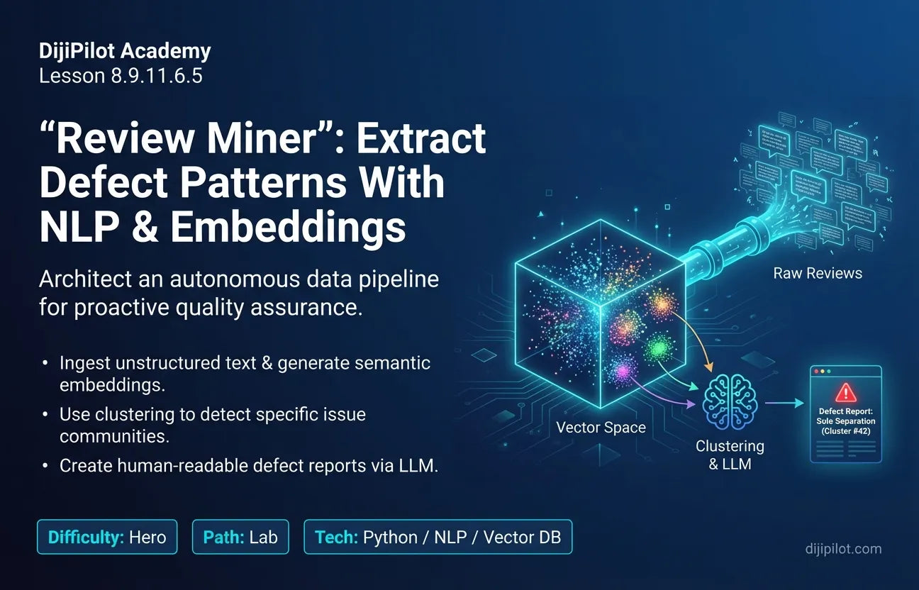8.9.11.6.5 - "Review Miner": Extracting Defect Patterns from thousands of reviews (Difficulty: Hero | Path: Lab)