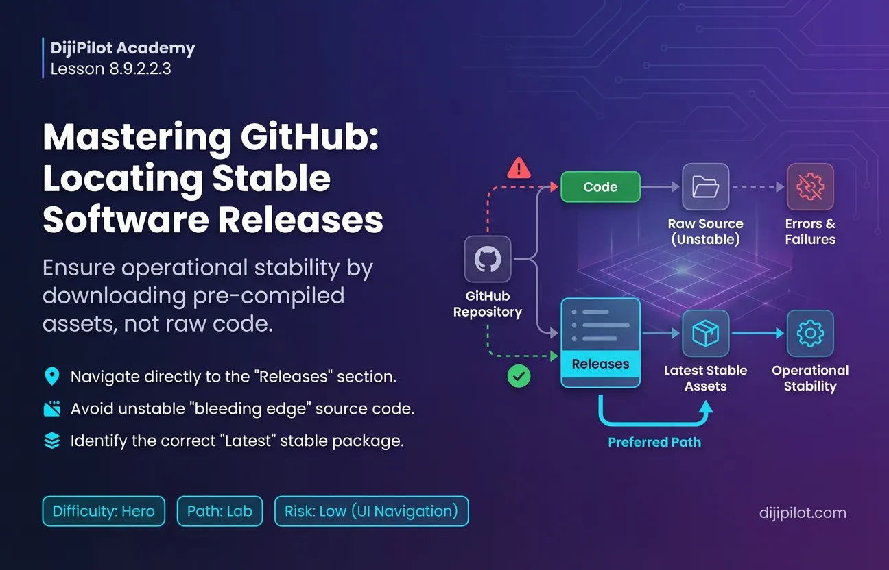 8.9.2.2.3 - Step 1: Finding the "Releases" Tag for Software Downloads (Difficulty: Hero | Path: Lab)