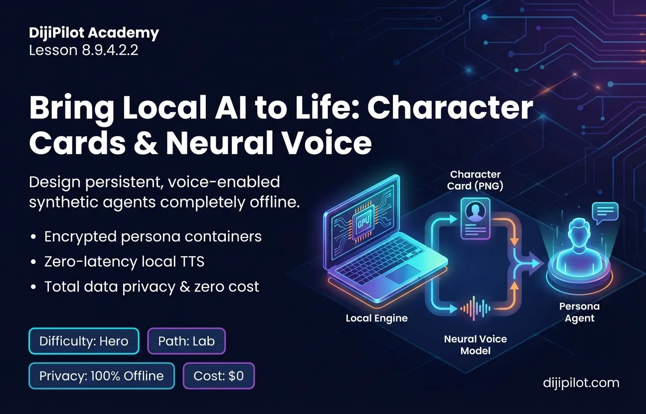 8.9.4.2.2 - Using Character Cards and Local Text-to-Speech (TTS) (Difficulty: Hero | Path: Lab)