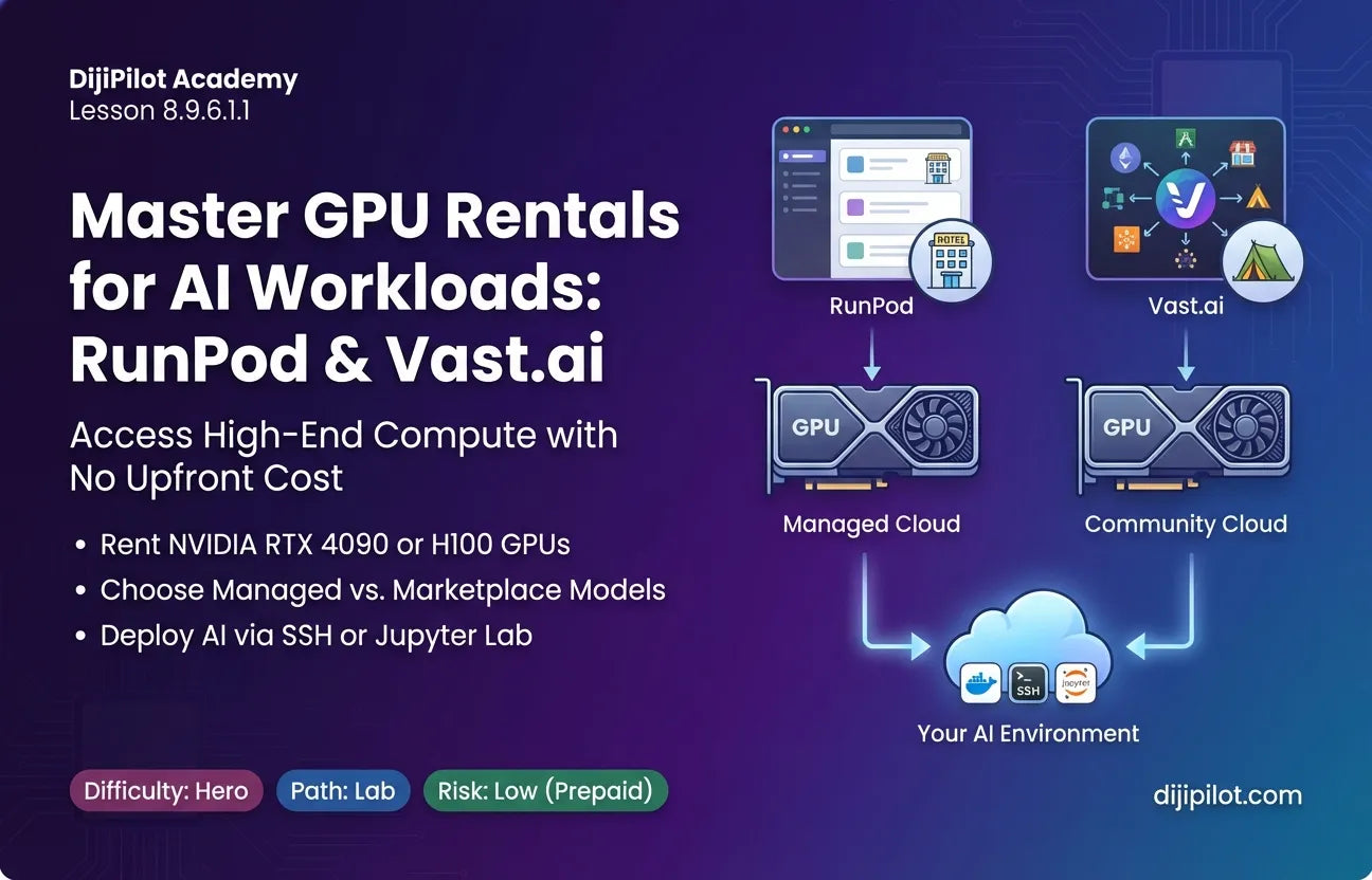 8.9.6.1.1 - RunPod / Vast.ai: GPU Rentals for Learning & Experiments (Difficulty: Hero | Path: Lab)