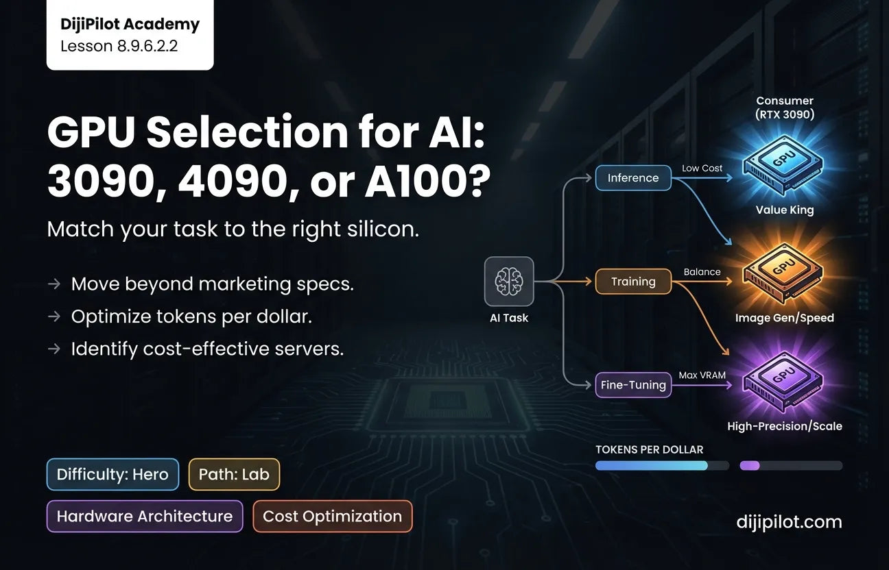 8.9.6.2.2 - Step 2: Choosing the Right GPU (RTX 3090/4090 vs A100) (Difficulty: Hero | Path: Lab)