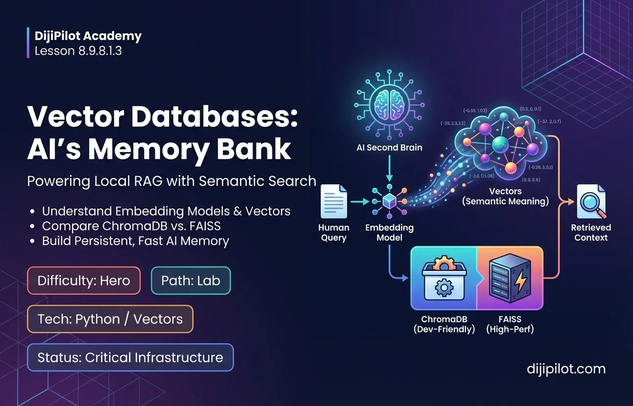 8.9.8.1.3 - Vector Databases: Understanding ChromaDB & FAISS (Difficulty: Hero | Path: Lab)
