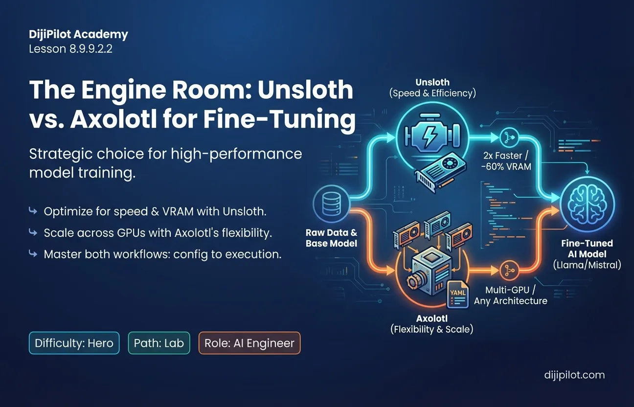 8.9.9.2.2 - The Tools: Using Unsloth (Best for Llama 3) or Axolotl (Difficulty: Hero | Path: Lab)