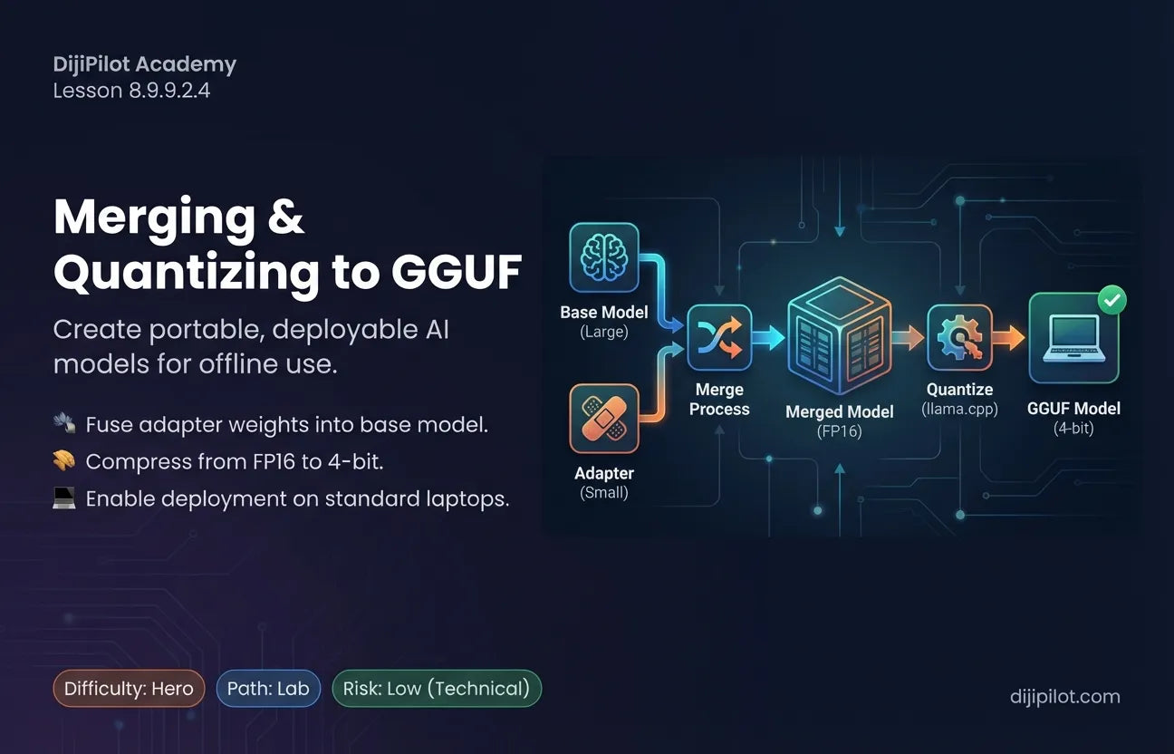 8.9.9.2.4 - Merging & Quantizing: Converting your new model back to GGUF (Difficulty: Hero | Path: Lab)