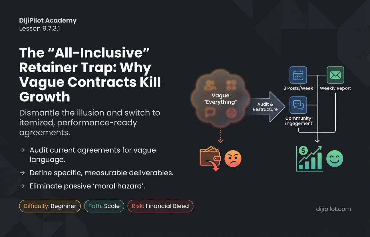 9.7.3.1 - Reality Check: “All-inclusive” retainers with vague deliverables (Difficulty: Beginner | Path: Scale)