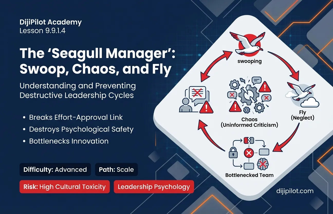 9.9.1.4 - The "Seagull Manager": Swooping in only to crap on the work and flying away (Difficulty: Advanced | Path: Scale)